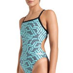 Arena Women's Escape Challenge Back black-waterblue multi