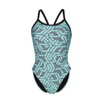 Arena Women's Escape Challenge Back black-waterblue multi