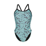 Arena Women's Escape Challenge Back black-waterblue multi