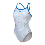 Women's Fireflow Challenge Back blue river-white