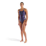 Women's Fireflow Swimsuit Challenge Back Navy - Team Red - White