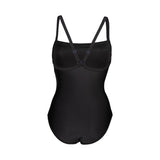 Arena Women's Mesh Panels Closed Back Black