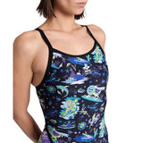 Women's Naito Fun Planet Swimsuit Super Fly Black