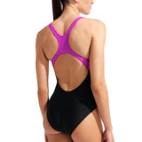 Arena Women's Nuance Swimsuit Swim Pro Back L Black - Very Fischia