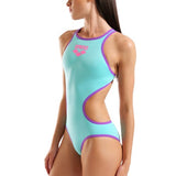 Arena Women's One Biglogo One Piece Water / Purple