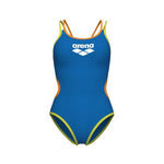Women's One Double Cross Back blue-orange-green