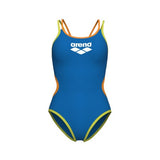 Women's One Double Cross Back blue-orange-green