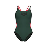 Women's One Double Cross Back sage-black-fluo red