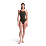 Women's One Double Cross Back sage-black-fluo red
