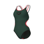 Women's One Double Cross Back sage-black-fluo red