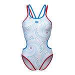 Women's One Fireflow Double Cross Red-blue river-white