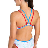 Women's One Fireflow Double Cross Red-blue river-white