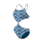 Women's Arena Swimsuit Twist N Mix R white-blue cosmo