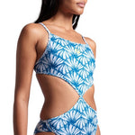 Women's Arena Swimsuit Twist N Mix R white-blue cosmo