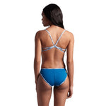 Women's Arena Swimsuit Twist N Mix R white-blue cosmo