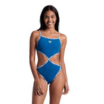 Women's Arena Swimsuit Twist N Mix R white-blue cosmo