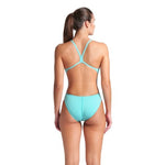 Women's Arena Team Swimsuit Challenge Solid Water choking pink