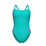 Women's Arena Team Swimsuit Challenge Solid Water choking pink