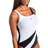 Arena Women's Swimsuit Liliana U Back C Cup black-white