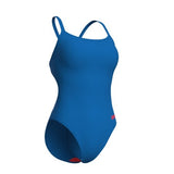 Women's Arena Team Swimsuit Challenge Solid Blue River