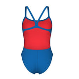 Women's Arena Team Swimsuit Challenge Solid Blue River