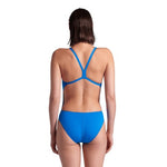 Women's Arena Team Swimsuit Challenge Solid Blue River