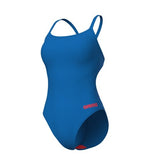 Women's Arena Team Swimsuit Challenge Solid Blue River