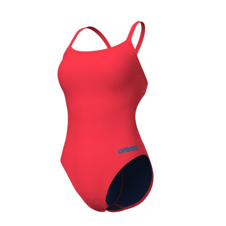 Women's Arena Team Swimsuit Challenge Solid bright coral