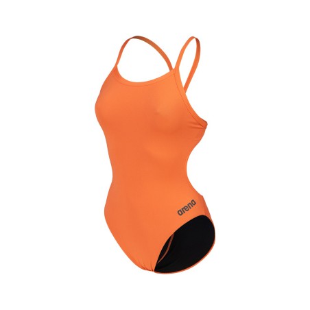 Arena Women's Solid Team Challenge One-Piece Swimsuit - MaxLife Eco Fabric, UPF 50+, Chlorine Resistant