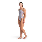 Women's Arena Team Swimsuit Challenge Solid sea foam-white