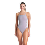 Women's Arena Team Swimsuit Challenge Solid sea foam-white