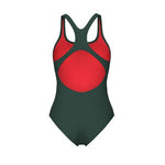 Women's Arena Team Swimsuit Pro Solid dark sage