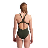 Women's Arena Team Swimsuit Pro Solid dark sage