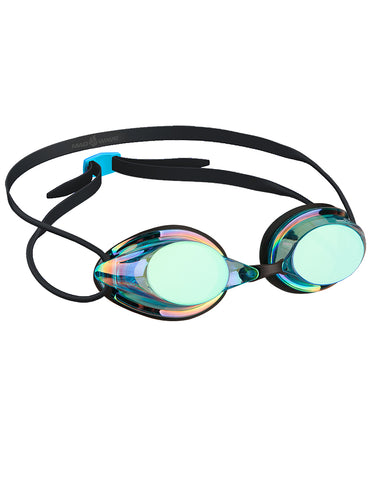 Goggle Streamline Mirror Rainbow Blue