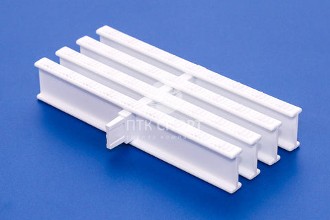 Drainage Grill Overflow grate white (1 lock) 35mm*195mm