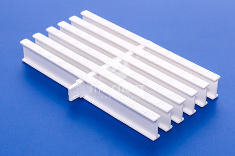 Drainage Grill Overflow grate white (1 lock) 35mm*245mm