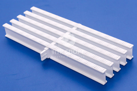 Drainage Grill Overflow grate white (1 lock) 35mm*295mm