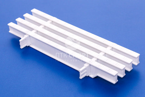 Drainage Grill Overflow grate white (2 locks) 35mm*335mm