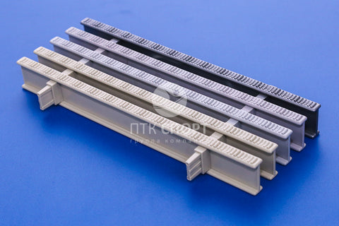 Drainage Grill Colored grating for overflow channels (2 locks) 35mm*295mm