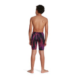 Boys' Fastskin End High Waist Jammer Bla / Red