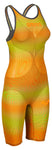 Dames Powerskin Carbon Air2 CloseBack Lime-Oranje