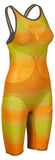Dames Powerskin Carbon Air2 CloseBack Lime-Oranje