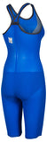 <tc>Dames Powerskin Carbon Air 2 CloseBack Kneesuit Blauw-Geel</tc>