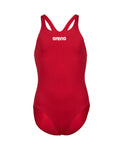 Maillot de bain fille Team Swim Pro Solid rouge - blanc