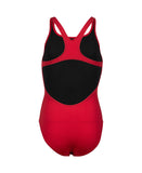 Teambadpak voor meisjes Swim Pro Solid Rood - Wit