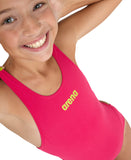 Maillot de bain fille Team Swim Tech Solid Freak-Rose Soft-Green