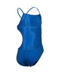 Girls' Team Swimsuit Challenge Solid Royal - White
