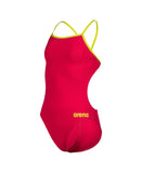 Girls' Team Swimsuit Challenge Solid Freak-Rose - Soft-Green