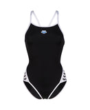 Women's Arena Icons Swimsuit Super Fly Back Solid Black - White