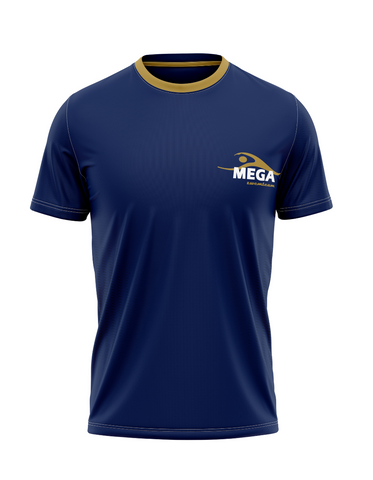 T-shirt heren MEGA blauw
